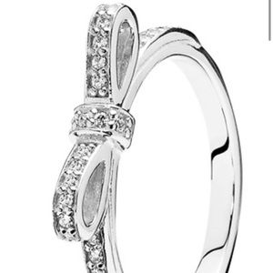 Pandora Bow Ring, size 7